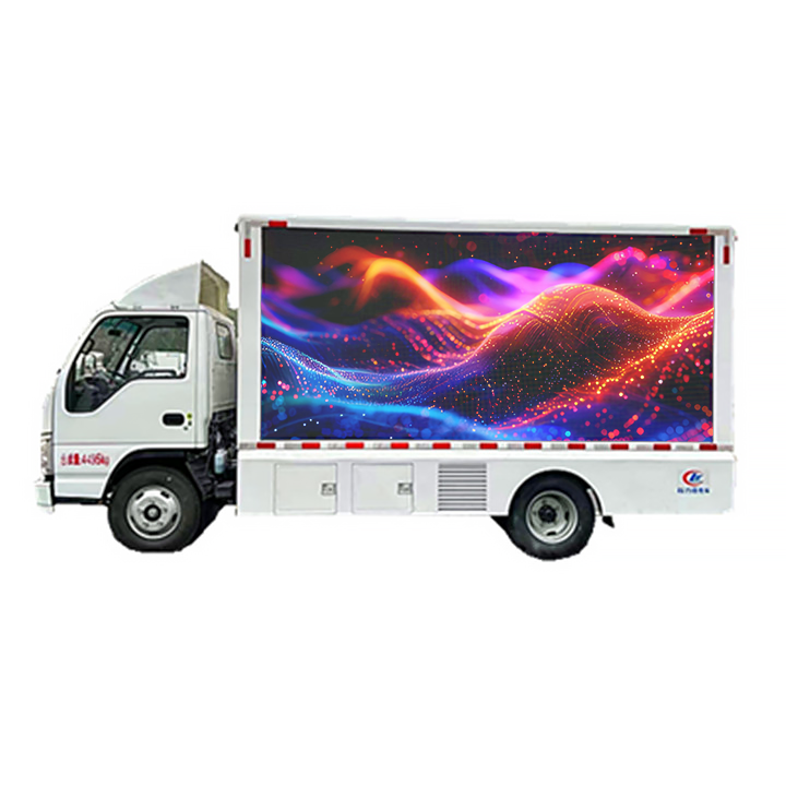 Outdoor LED Car Truck Vehicles Waterproof P3.91 P6.67 LED Trailer Sign Programmable Digital Media LED Screen – HTT LED