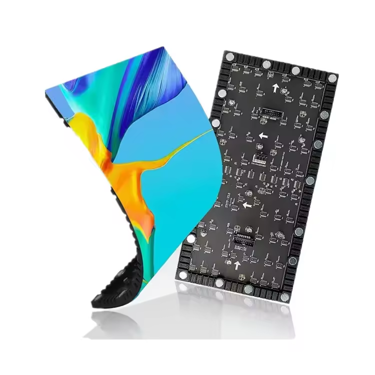 Pantalla Led Soft Indoor Display P1.25 P1.5 P1.9 P2 P2.5 P3 COB SMD GOB Led Advertising Screen Curved Led Panel Led Module Pantalla Led Flexible – HTT LED