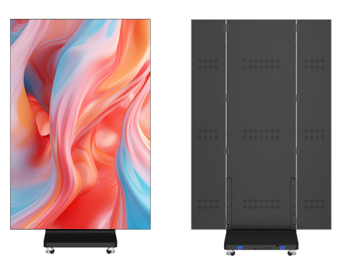 HTT LED GOB SMD P1.86 P2.5 3 Three fold (double-sided) LED poster screen