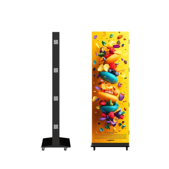 Tri-Fold LED Poster vs Single-Sided LED Poster: Which Is Better? HTT LED Display Screen Manufacturer Supplier in China