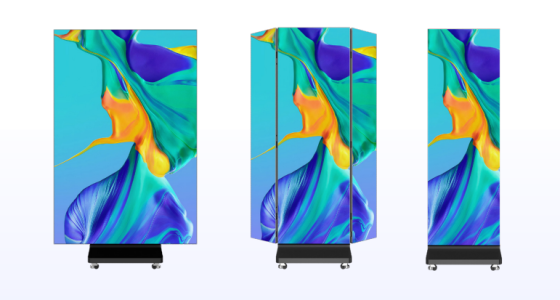 Tri-Fold LED Poster vs Single-Sided LED Poster: Which Is Better? HTT LED Display Screen Manufacturer Supplier in China