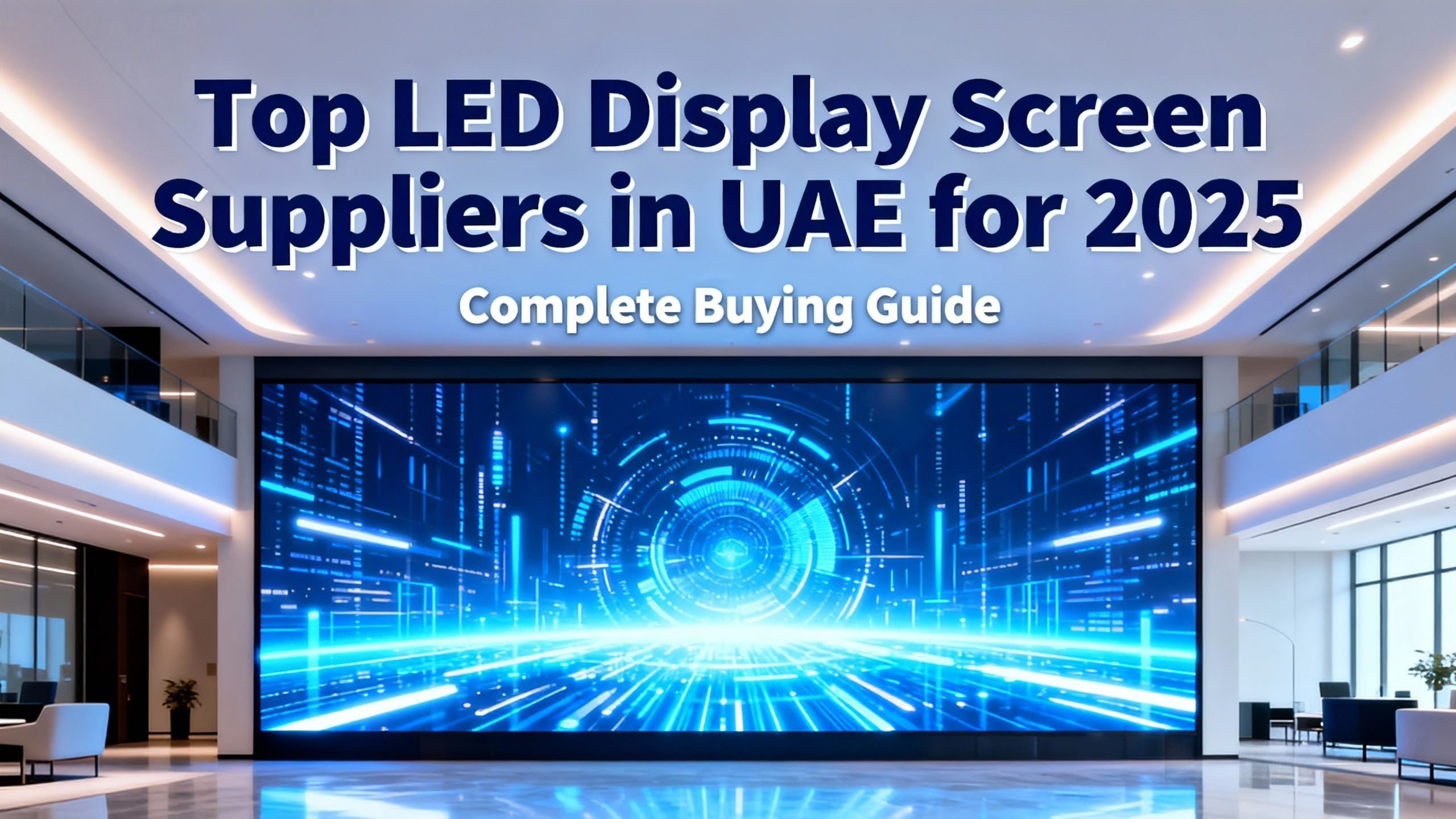 Top LED Display Screen Suppliers in UAE for 2025 – Complete Buying Guide HTT LED