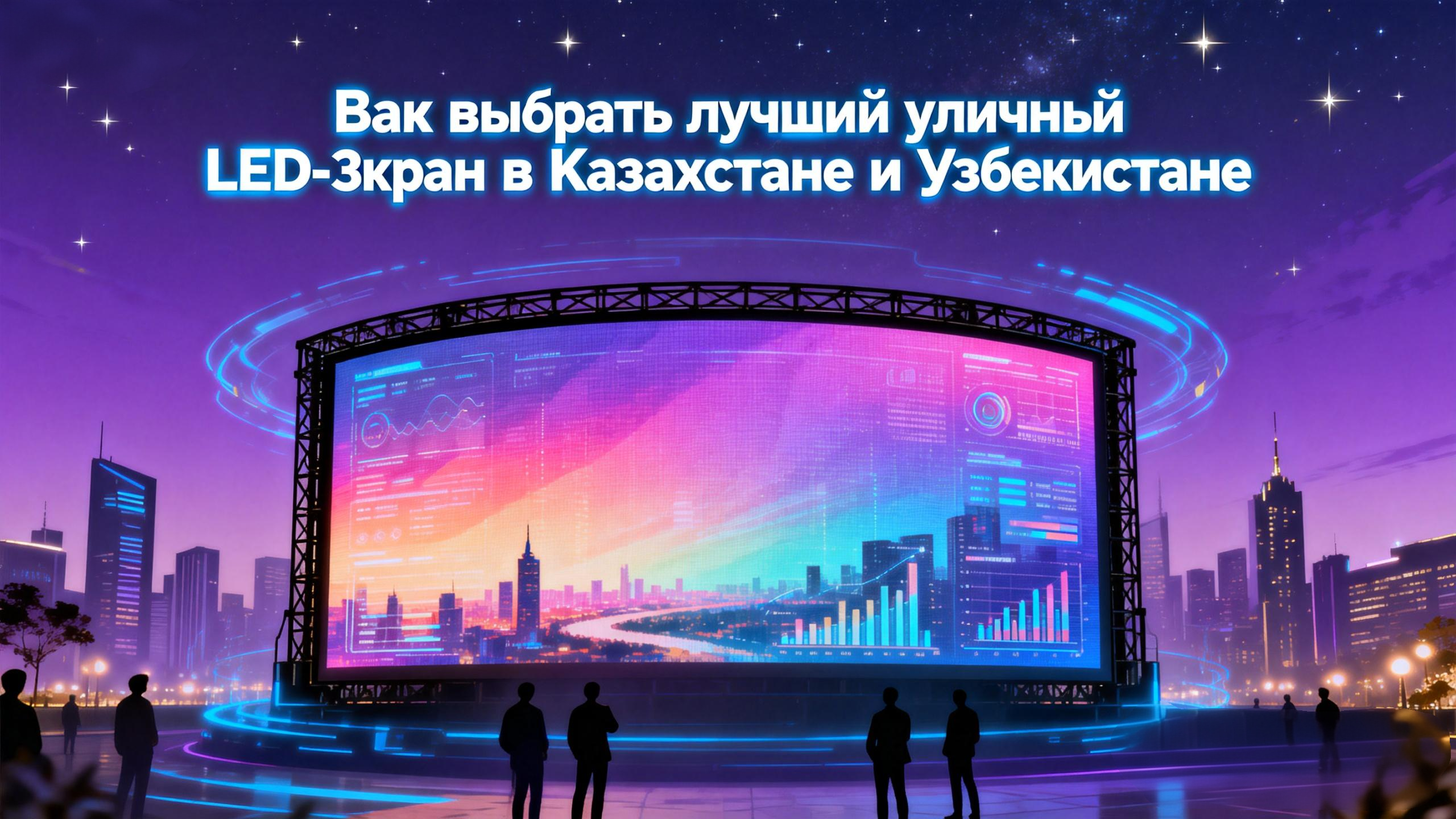 Scelta del miglior schermo LED per esterni in Kazakistan e Uzbekistan: Una guida completa