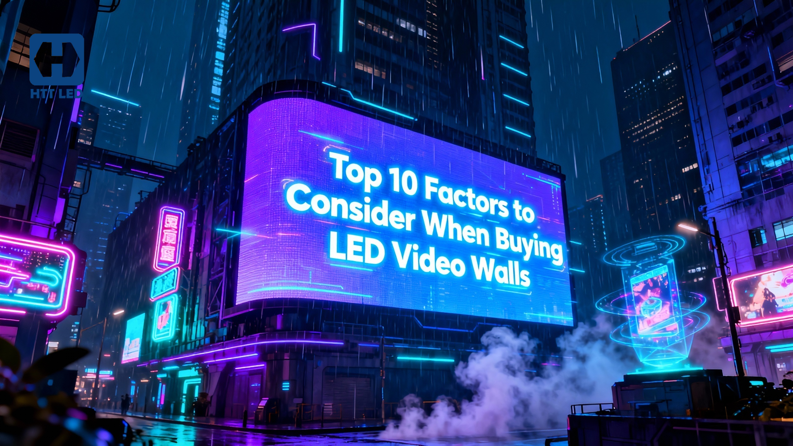 トップ 10 Factors to Consider When Buying LED Video Walls HTT LED Display LED Screen Manufacturer Supplier