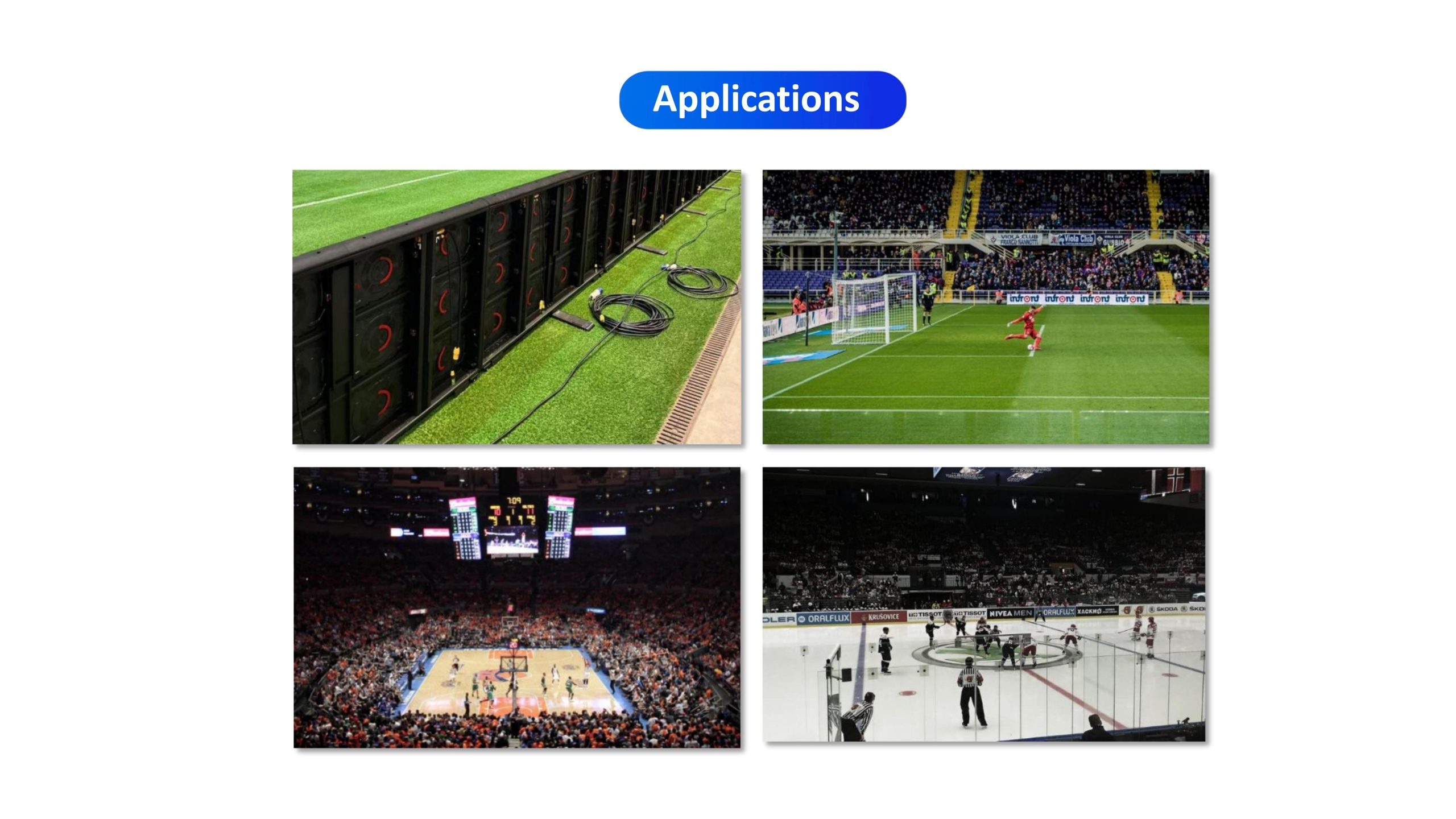 HTT LED 1600*900*98mm Outdoor Stadium LED Display Screen Waterproof Die-cast Aluminum Energy-saving 6500CD LED Display Screen Manufacturer