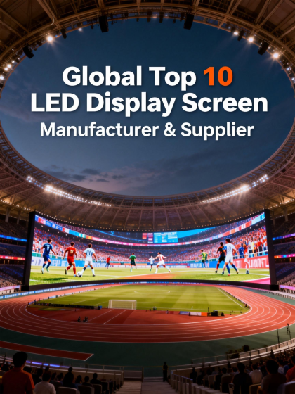 Global Top 10 LED Display Screen Manufacturer & Supplier 2026