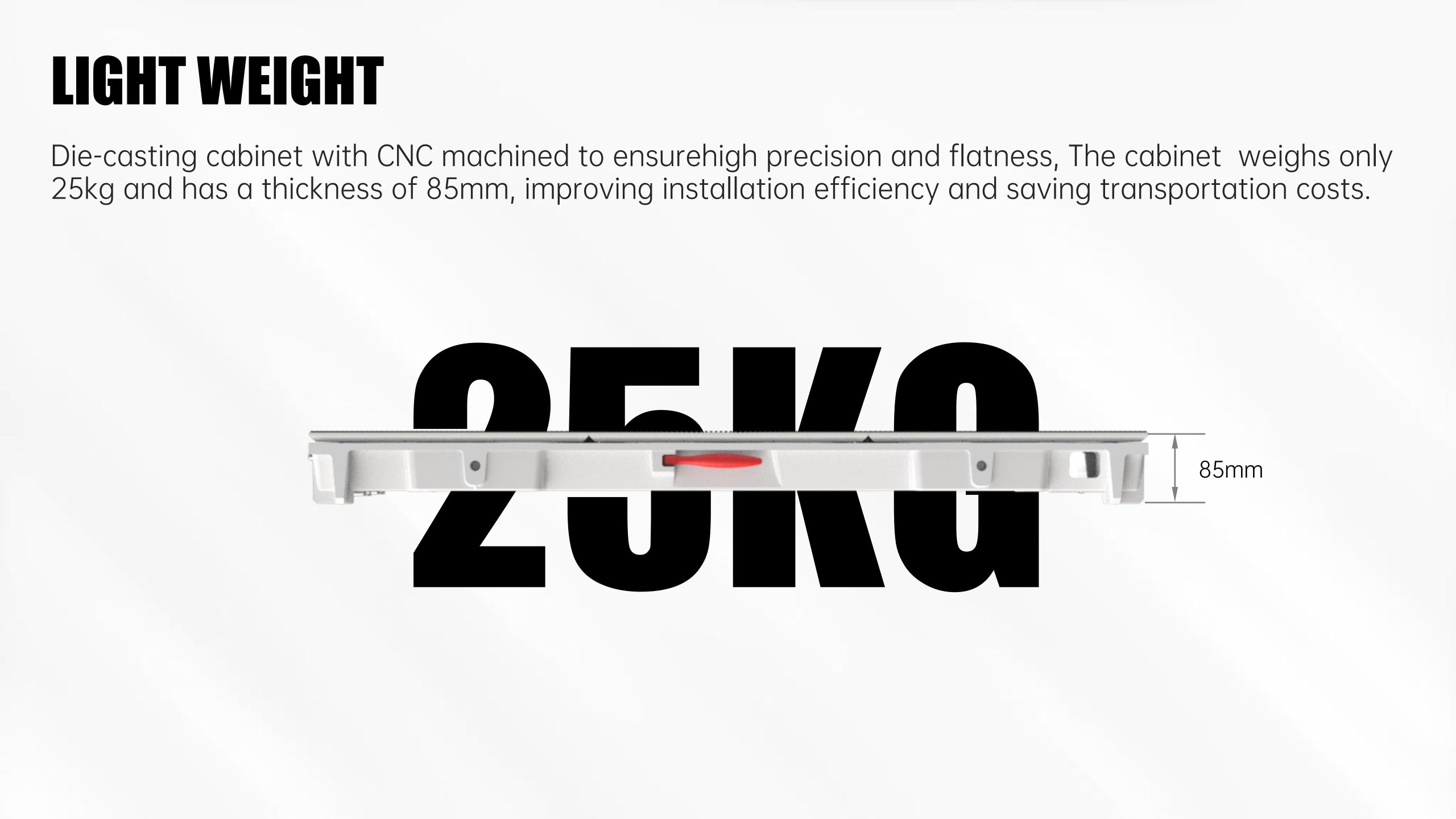 HTT LED 960*960mm outdoor energy-saving die-cast aluminum cabinet led display screen manufacturer factory -40℃ to 80℃