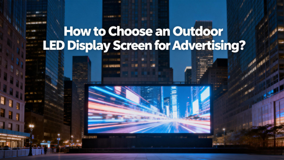 How to Choose an Outdoor LED Display Screen for Advertising? HTT LED
