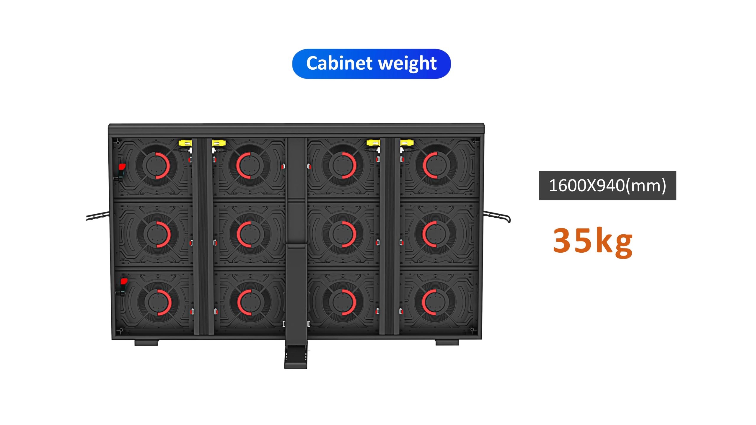 HTT LED 1600*900*98mm Outdoor Stadium LED Display Screen Waterproof Die-cast Aluminum Energy-saving 6500CD LED Display Screen Manufacturer