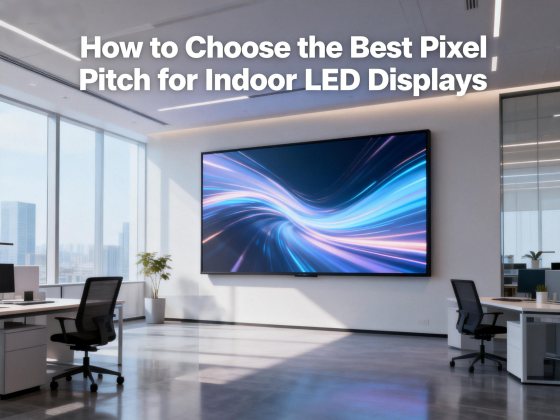How to Choose the Best Pixel Pitch for Indoor LED Displays