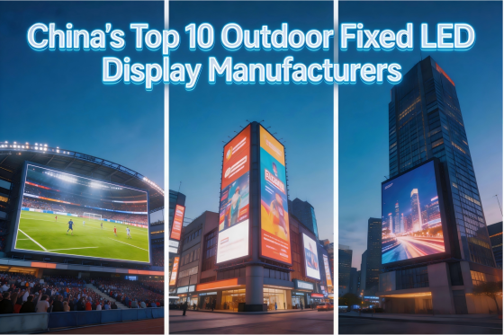 China’s Top 10 Outdoor Fixed LED Display Manufacturers – Including HTT LED, LEYARD & ABSEN Suppliers