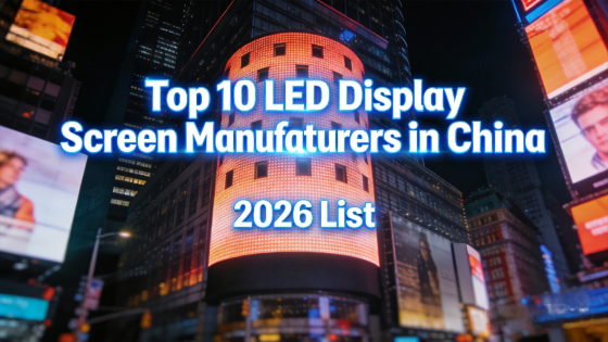 Top 10 LED Display Screen Manufacturers in China (2026 List)