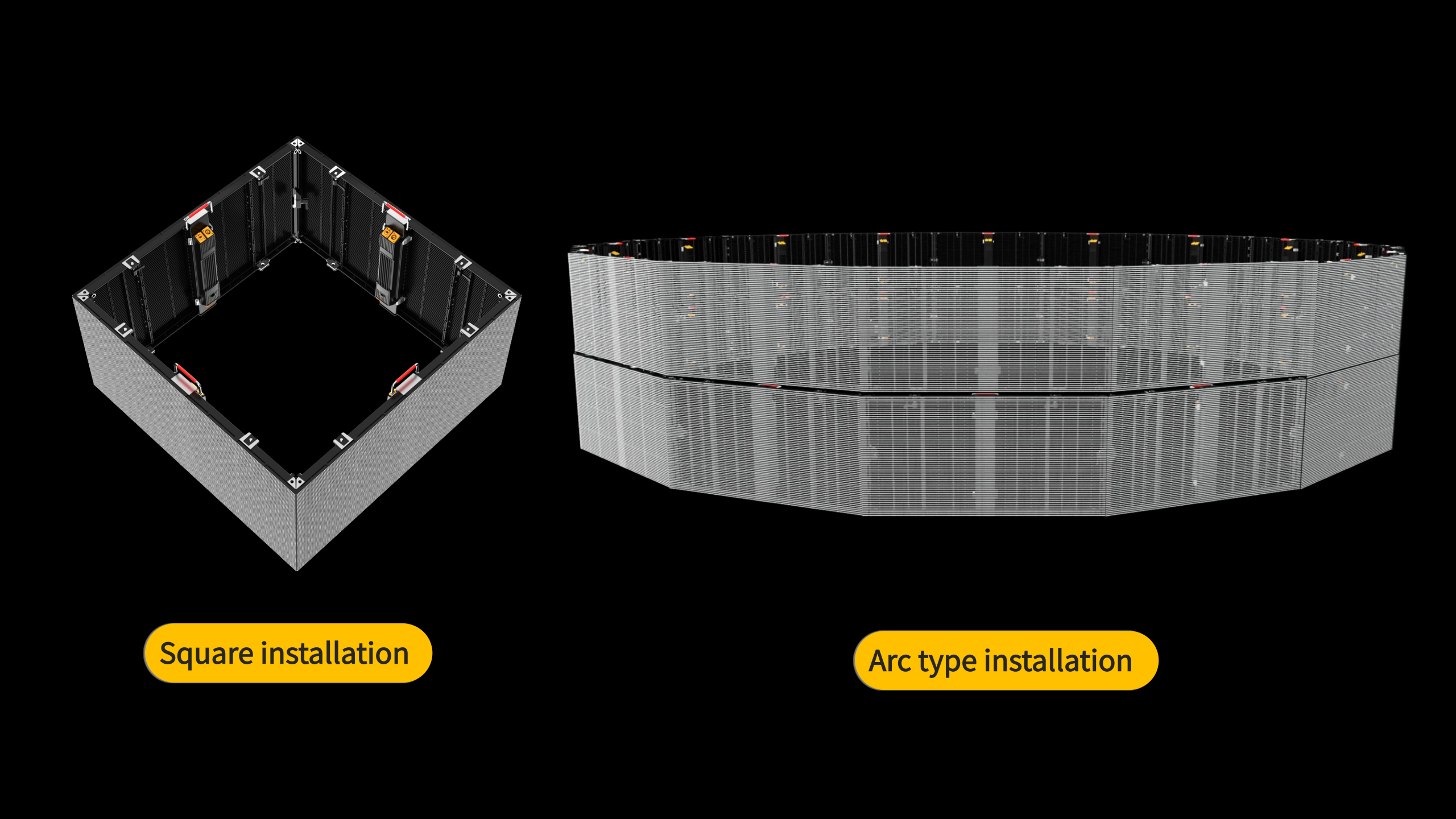 HTT LED P3.91-P7.81 Outdoor Transparent Mesh LED Display Screen Manufacturer