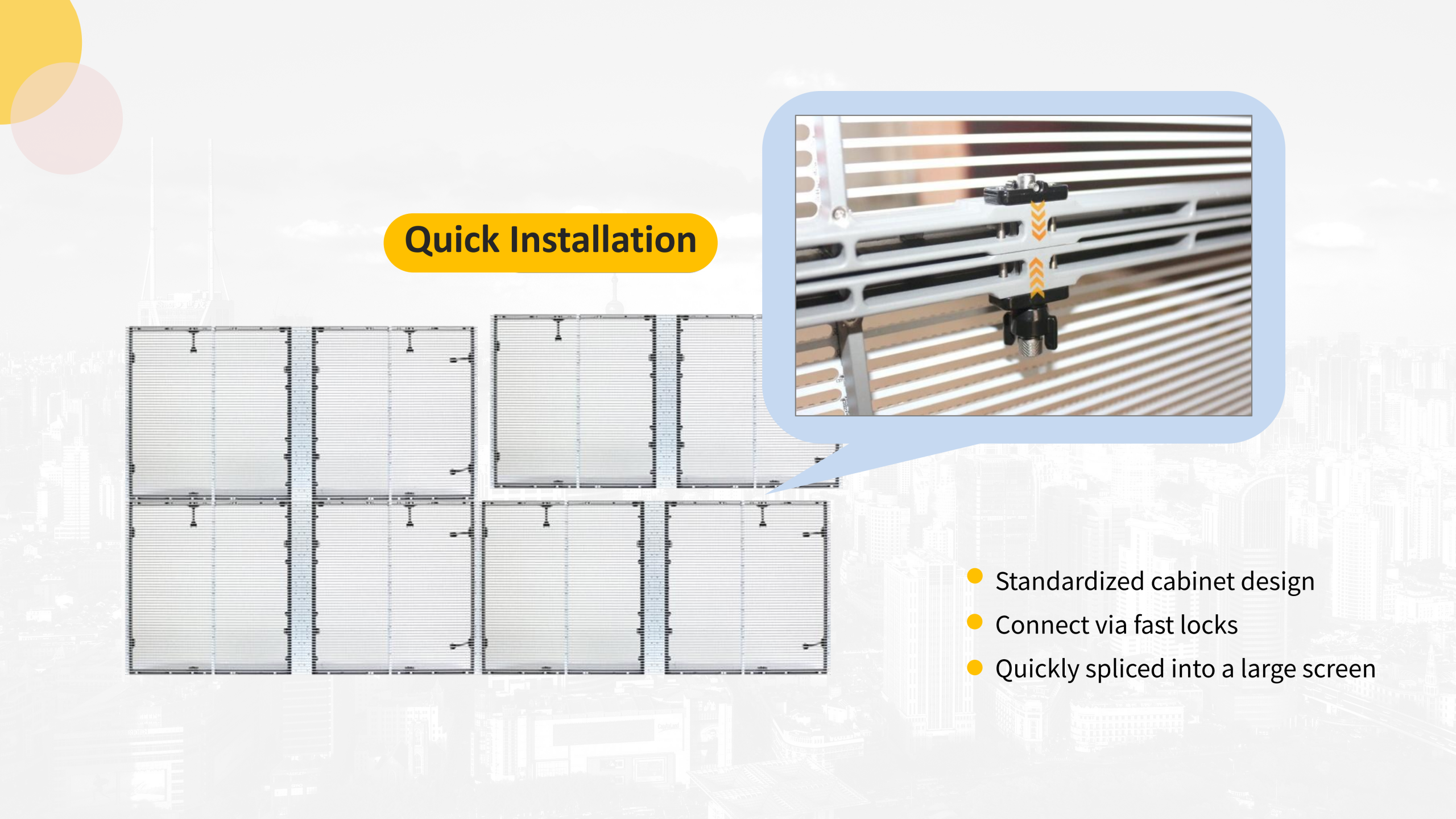 HTT LED P3.91-P7.81 Indoor Transparent Mesh LED Display Screen Manufacturer