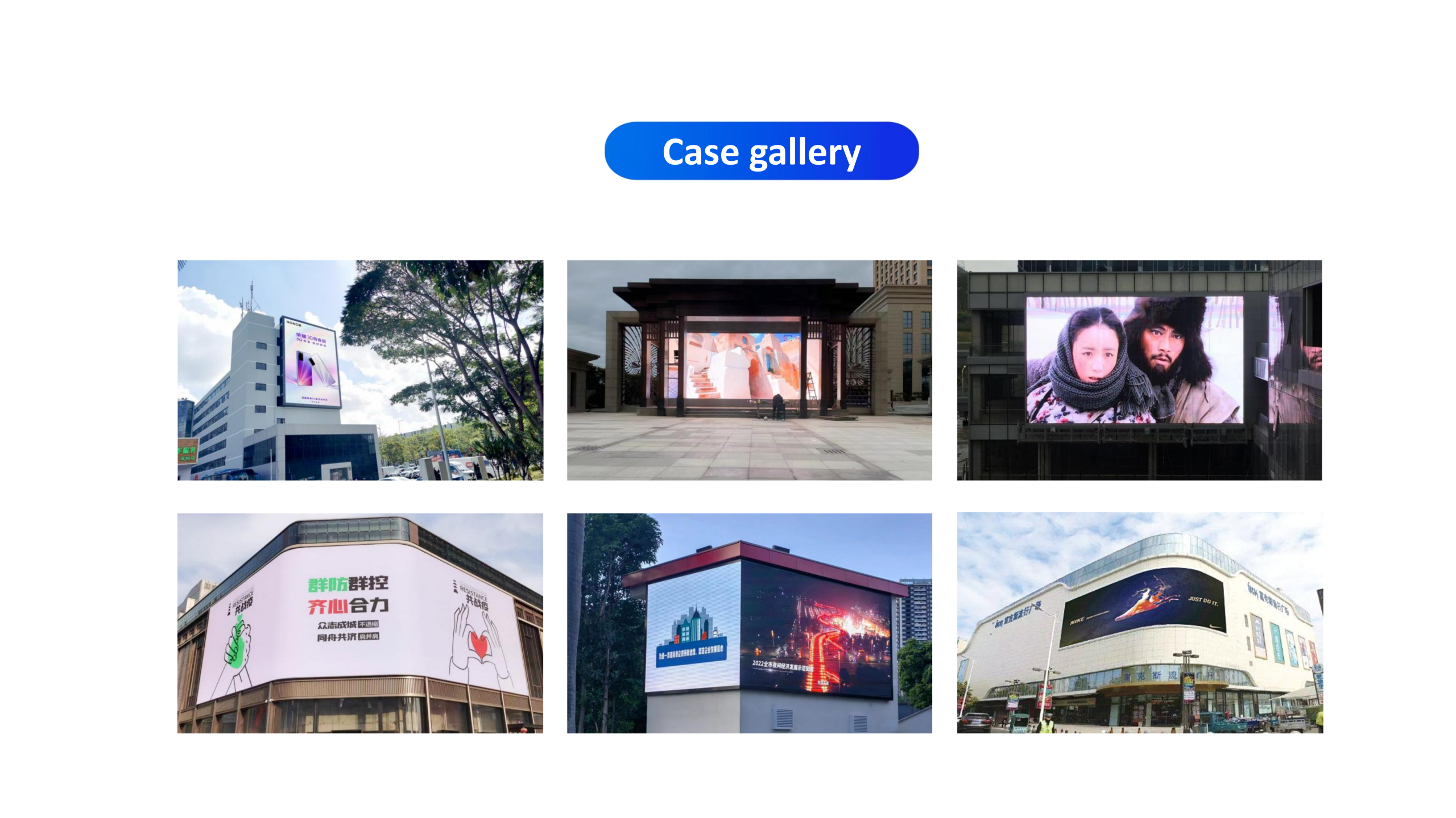 HTT LED 1000*1000mm Die-cast aluminum Outdoor Fixed LED Display Screen LED Video Manufacturer