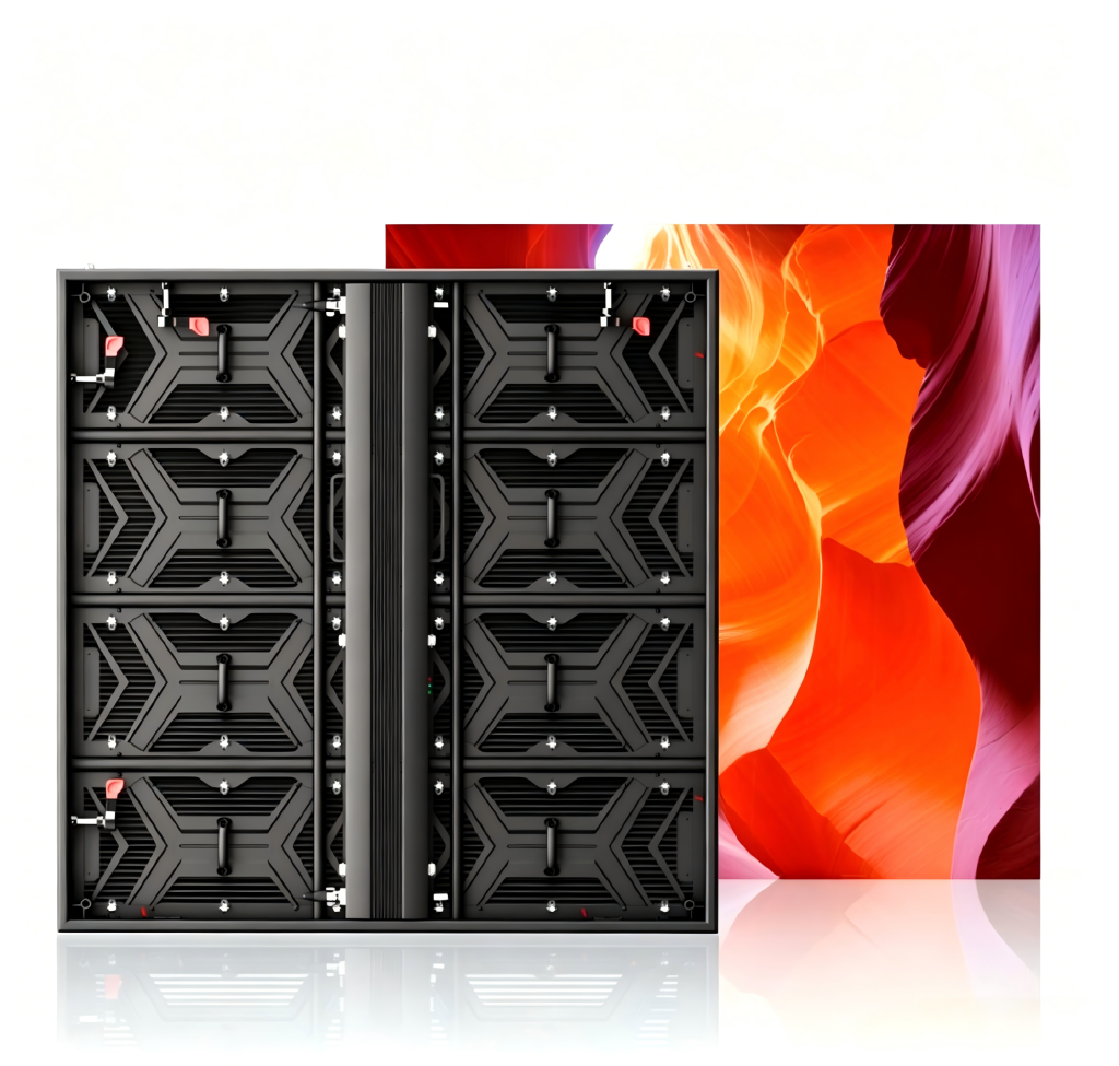 HTT LED 1000*1000mm Die-cast aluminum Outdoor Fixed LED Display Screen LED Video Manufacturer