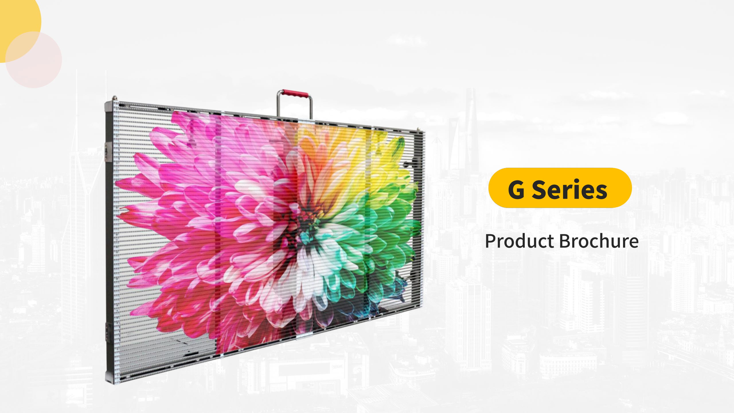 HTT LED P3.91-P7.81 Indoor Transparent Mesh LED Display Screen Manufacturer