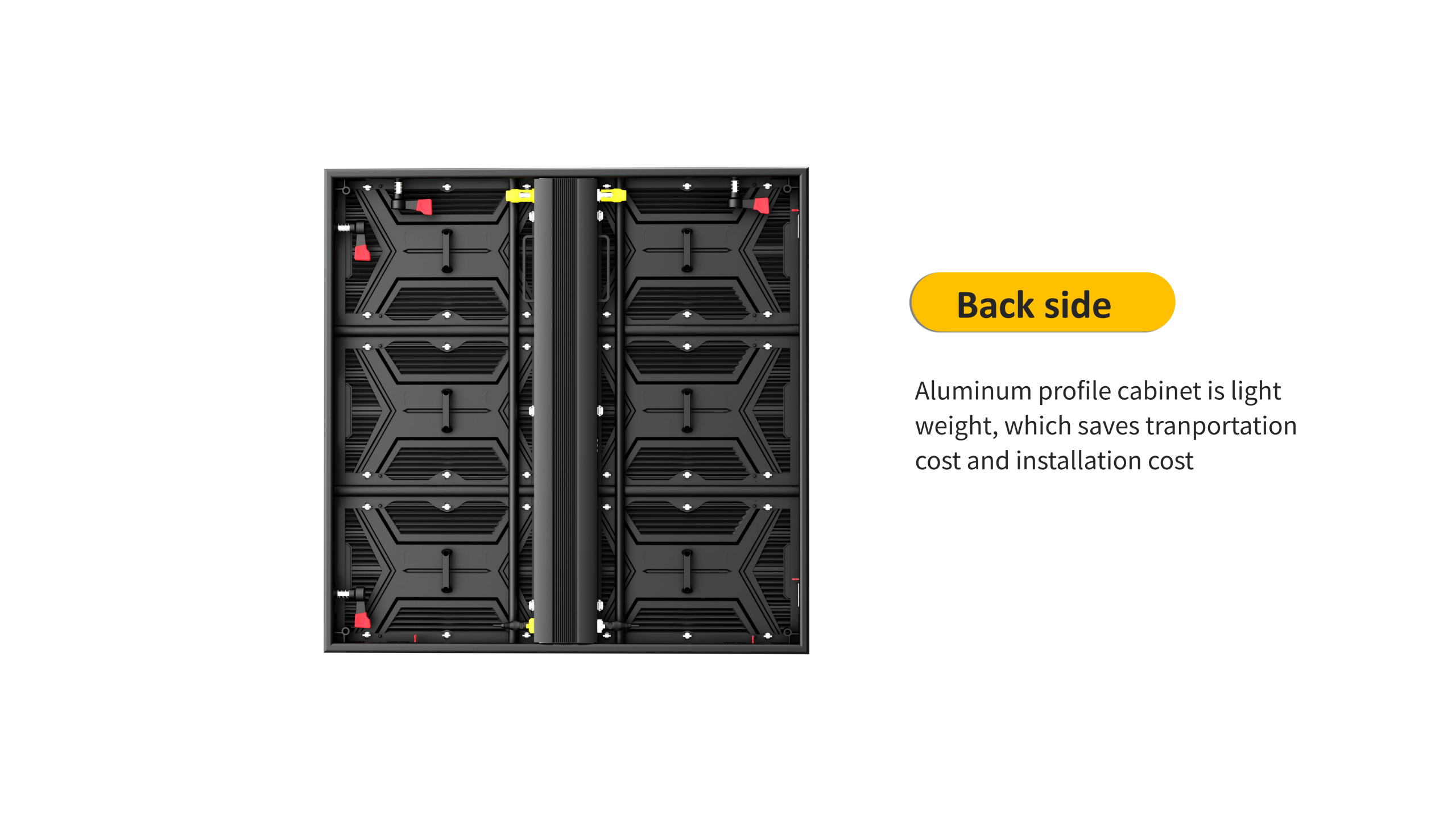 HTT LED 960*960mm Die-cast aluminum Outdoor Fixed LED Display Screen LED Video Manufacturer