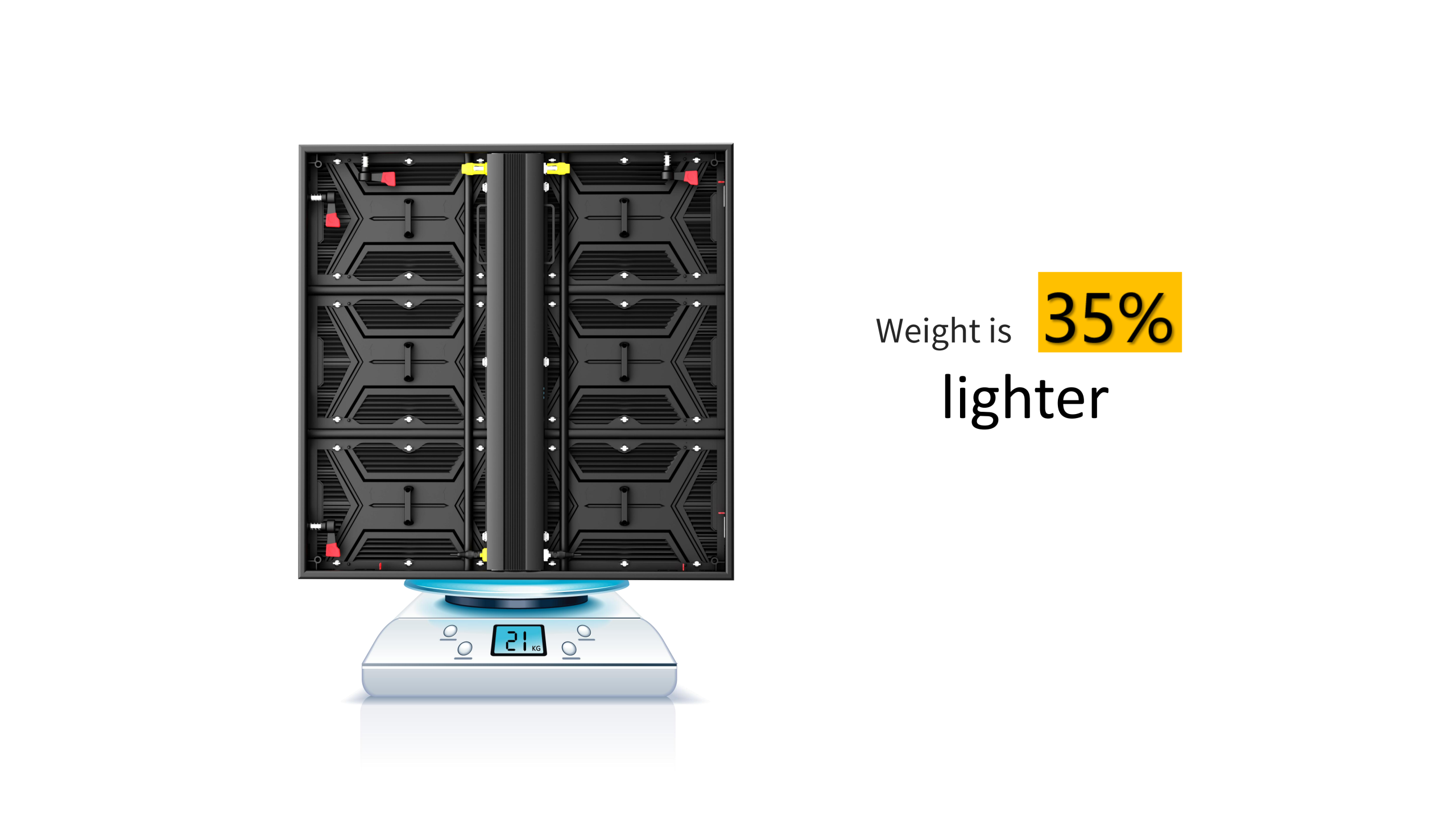 HTT LED 960*960mm Die-cast aluminum Outdoor Fixed LED Display Screen LED Video Manufacturer