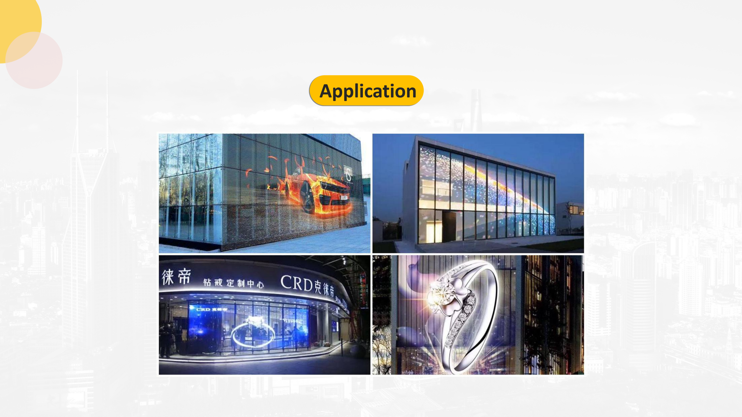 HTT LED P3.91-P7.81 Indoor Transparent Mesh LED Display Screen Manufacturer