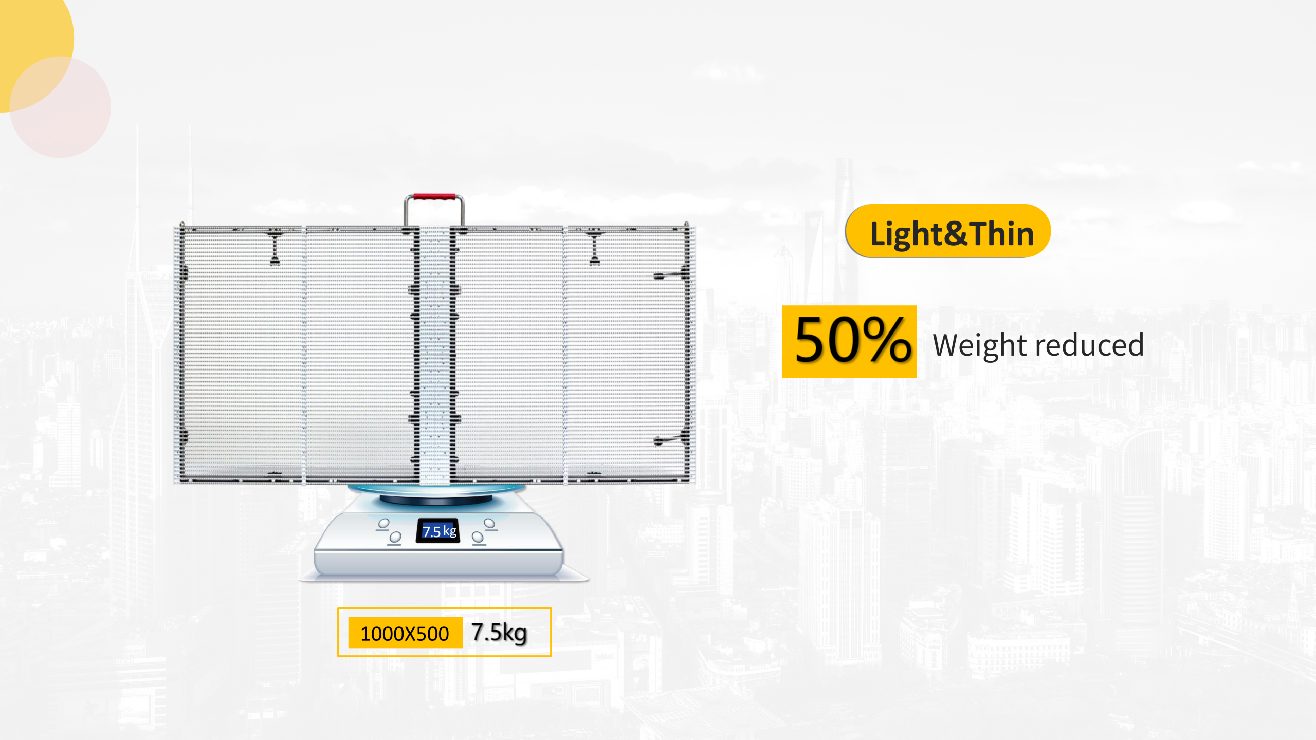 HTT LED P3.91-P7.81 Indoor Transparent Mesh LED Display Screen Manufacturer