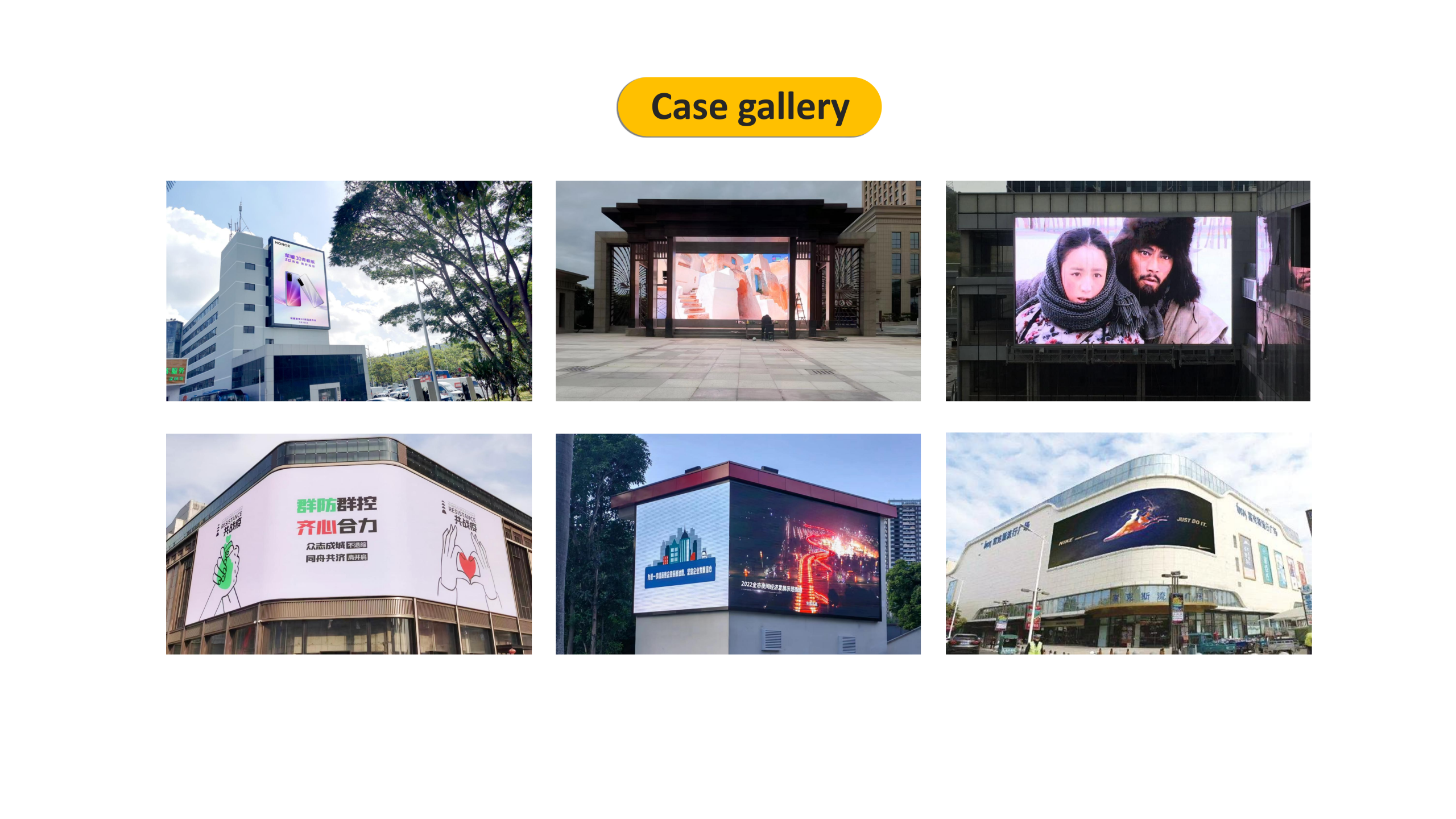 HTT LED 960*960mm Die-cast aluminum Outdoor Fixed LED Display Screen LED Video Manufacturer