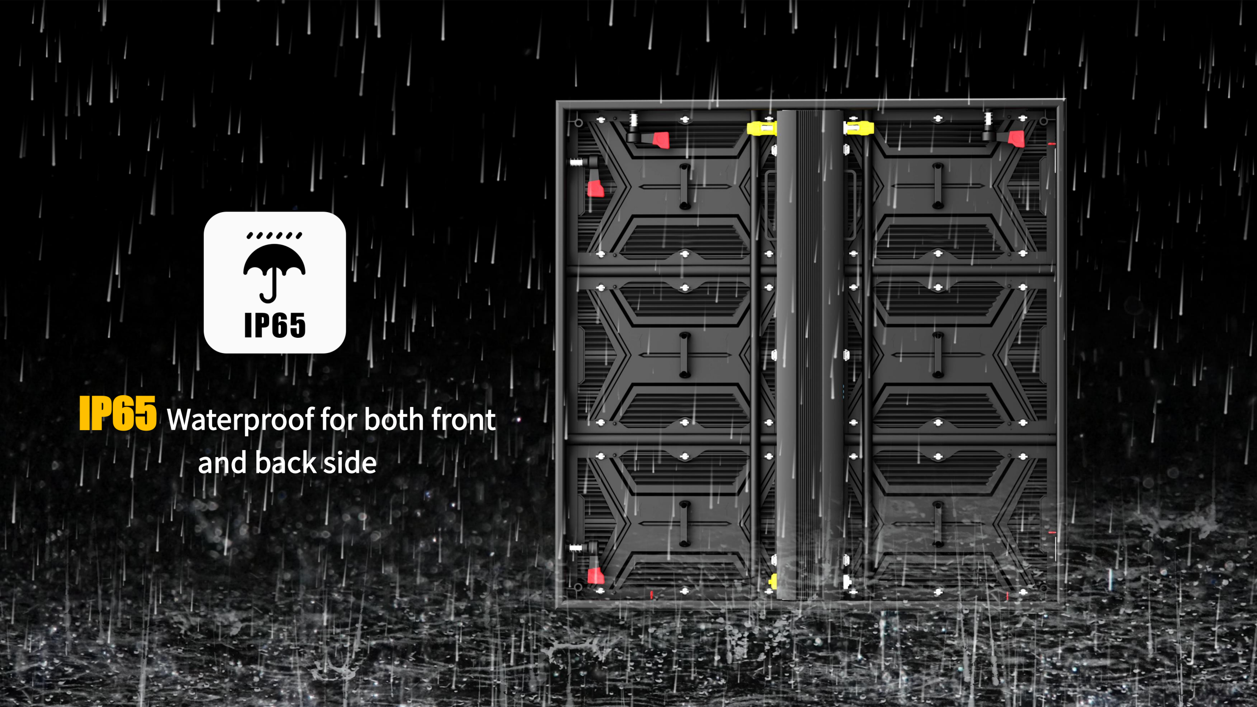 HTT LED 960*960mm Die-cast aluminum Outdoor Fixed LED Display Screen LED Video Manufacturer