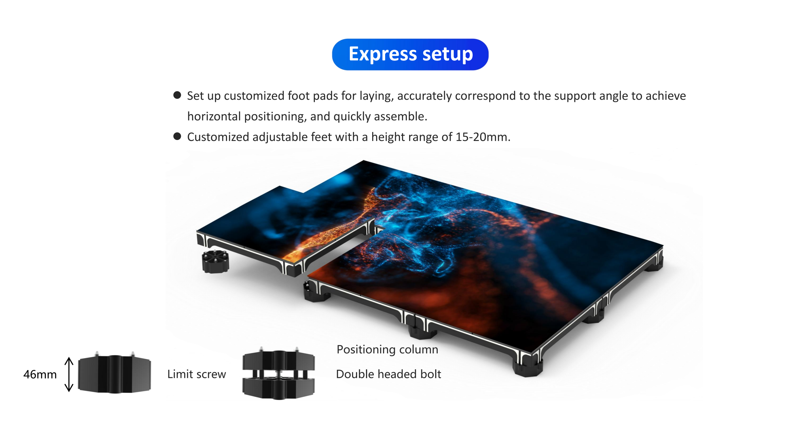 HTT LED Indoor LED Dance Floor Display Screen Manufacturer Factory