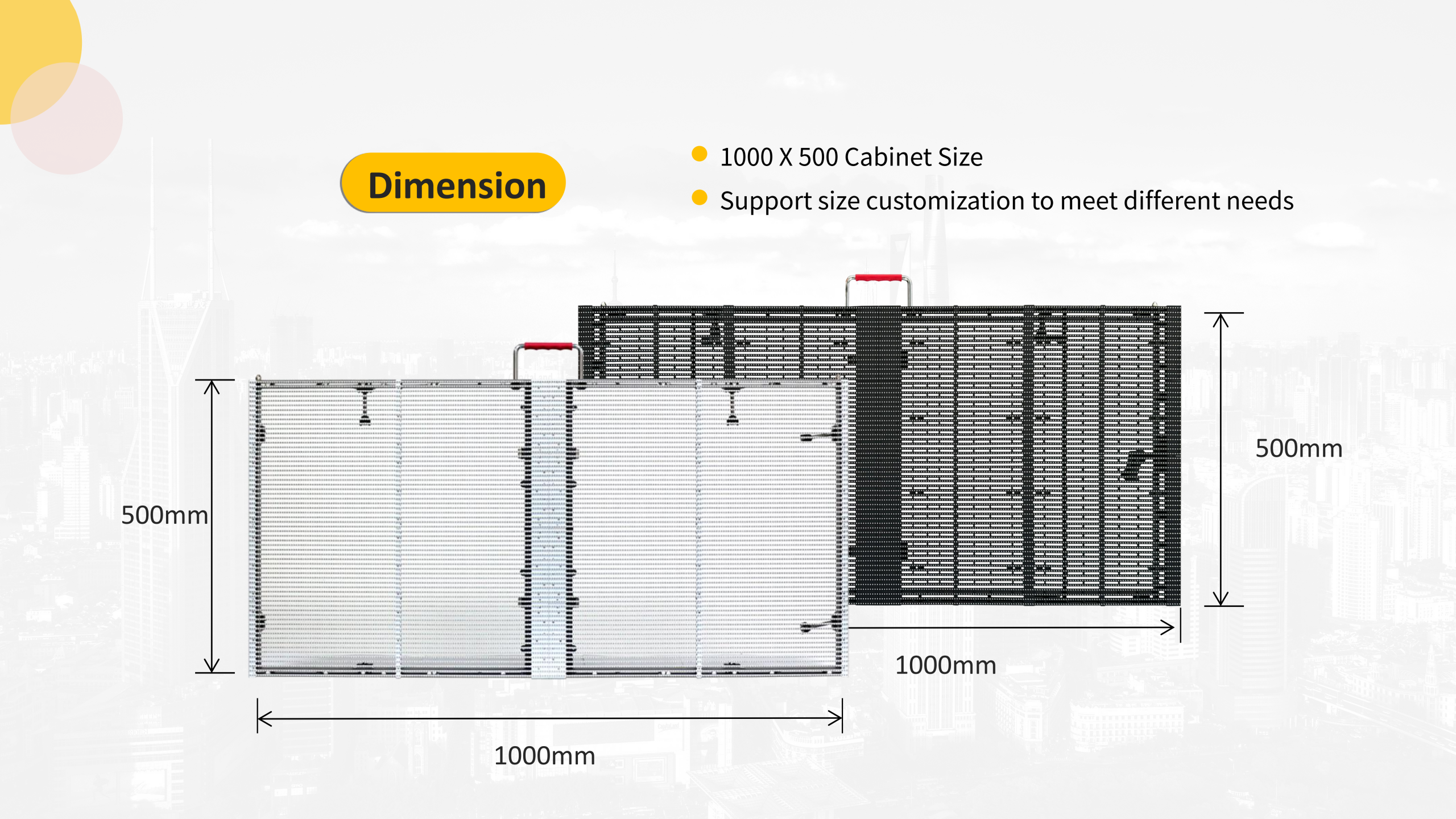 HTT LED P3.91-P7.81 Indoor Transparent Mesh LED Display Screen Manufacturer